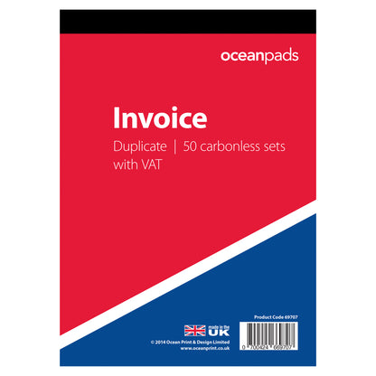 Large A4 Invoice Book, Duplicate, A4 (69707)