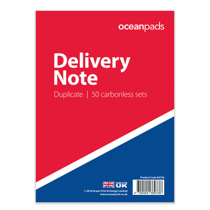 Delivery Note Book Duplicate, A5