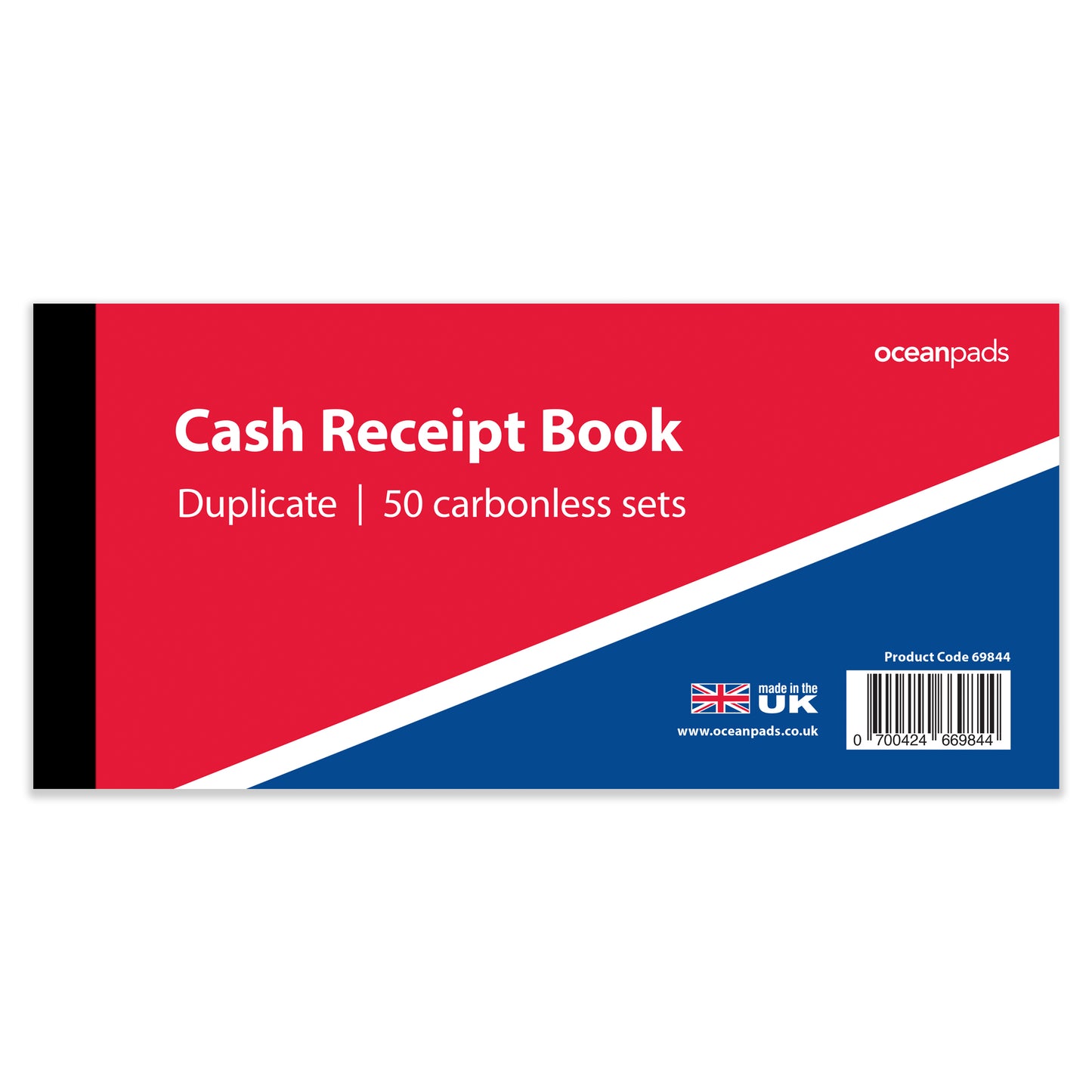 Cash Receipt Book for Schools, Businesses and Charities (69844)